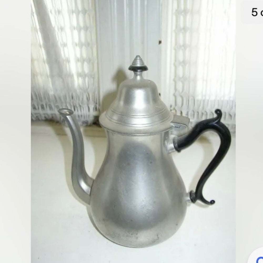 Vintage, Made in Holland, 5-pc Pewter Coffee and Tea Service