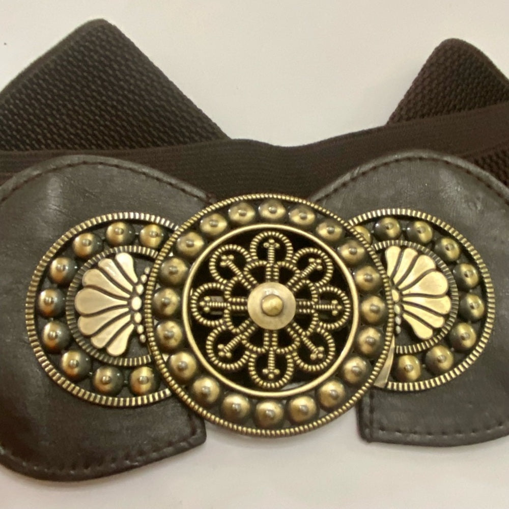 Vintage, Brown Stretchable Belt 38in x 1.5in
