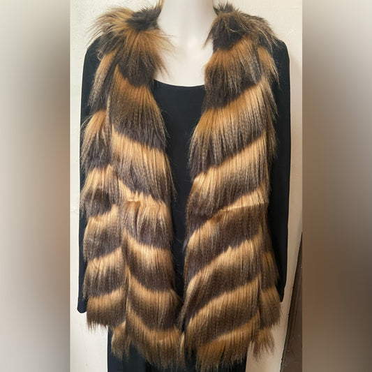 Romeo and Juliet Style Faux Fur Vest