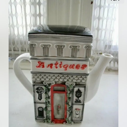 Beautiful, Antique Shop Figural Teapot