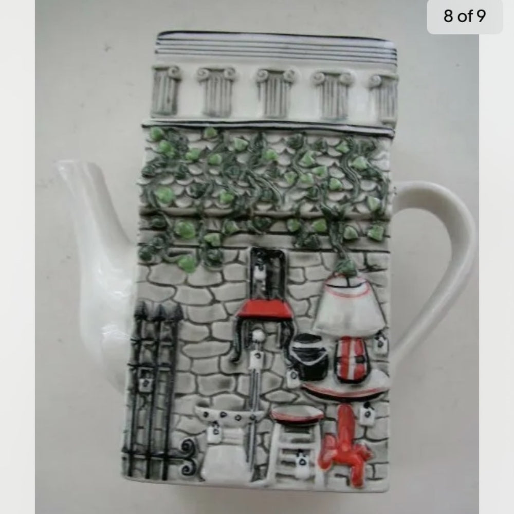 Beautiful, Antique Shop Figural Teapot