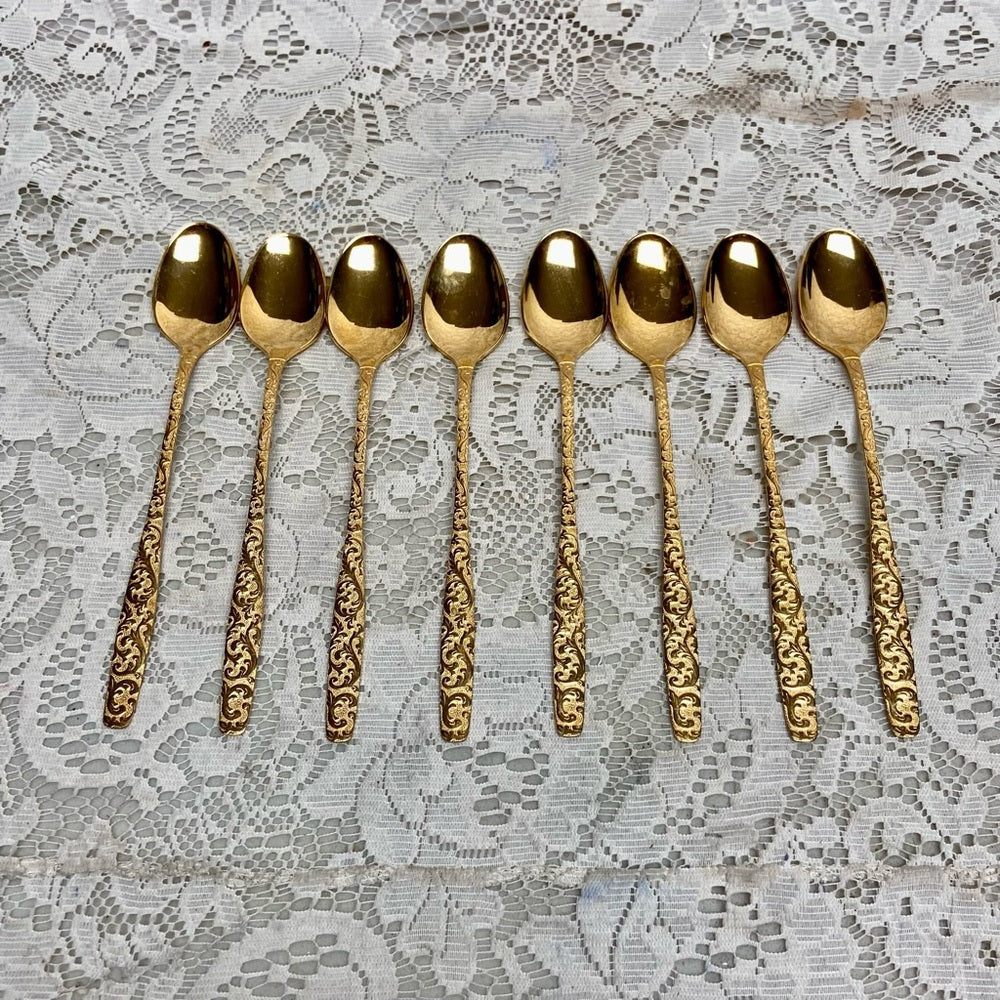 Vintage, 47-pc American, Golden Heritage Flatware for 8 with Hostess Set and Box