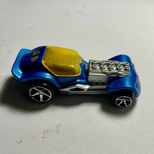 Vintage Hotwheels-Mattel Inc. 2008 Mattel Inc. 3.5in Blue Sports Car