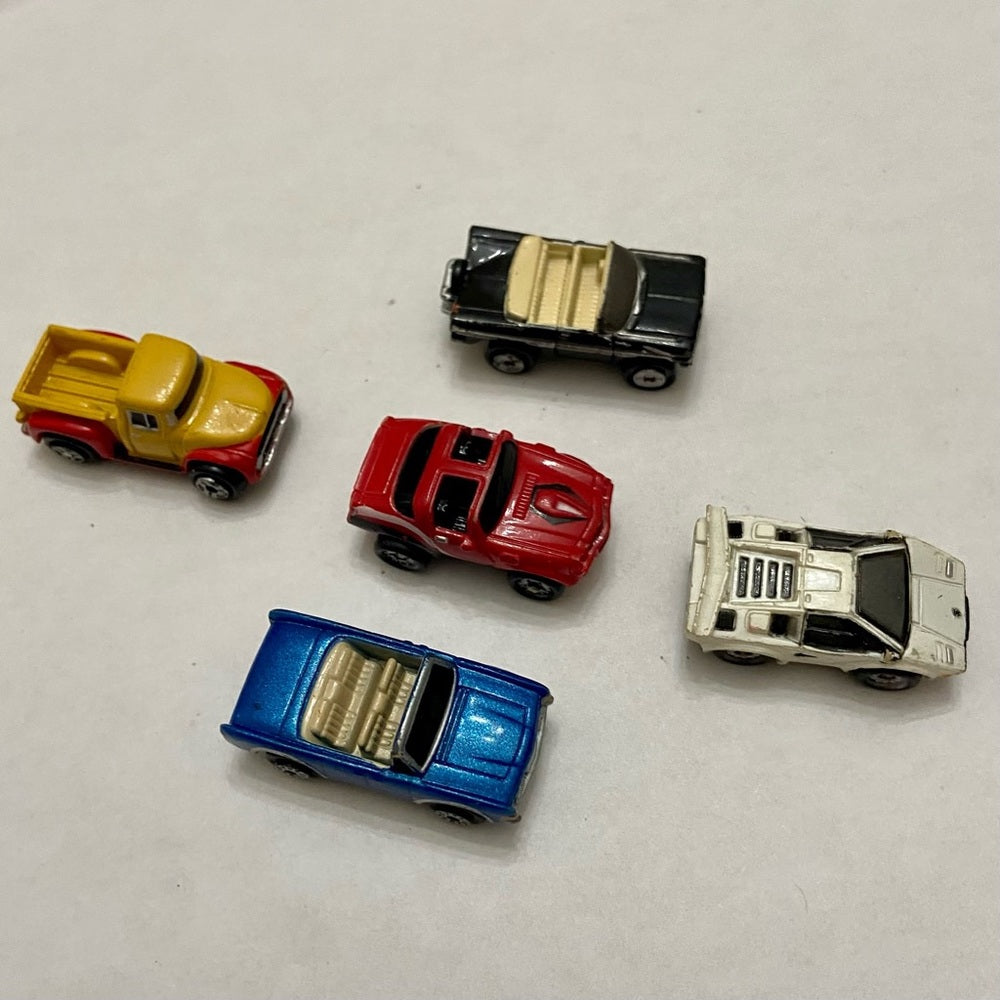 Vintage,  Lot of 5 Miniature 1.25-inch Cars (H)