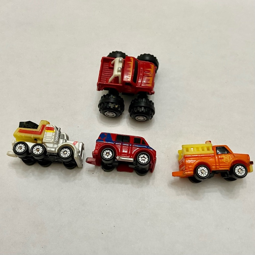 Vintage,  Lot of 4 Miniature Cars 1.24-inch Cars