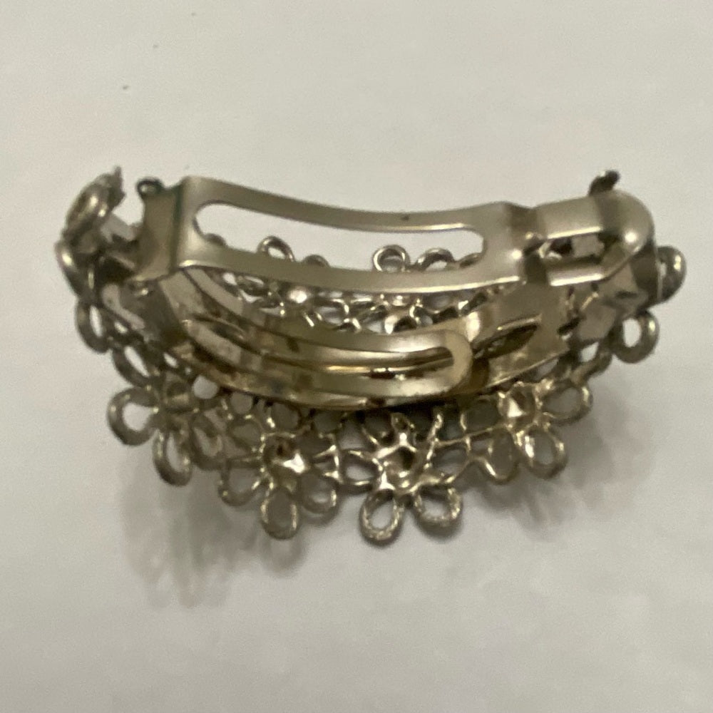 Vintage, Lot of 2 Gold and Silver Pony Tail Clip or Barrettes