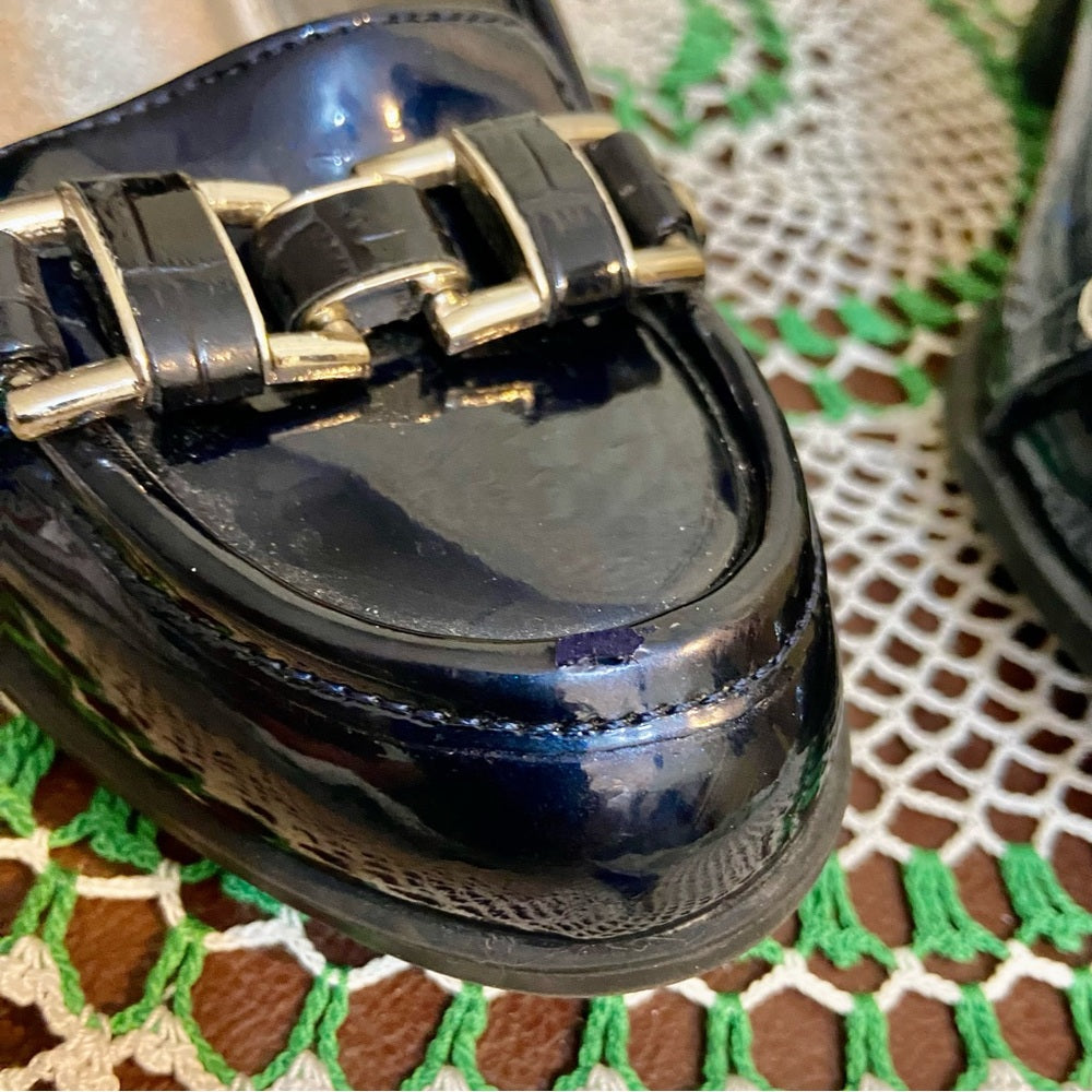 Bandolino Blue Buckle Heel Shoes- Size 7.5