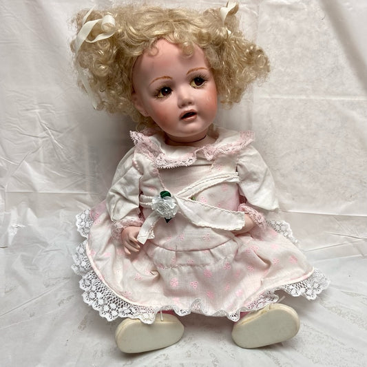 Vintage, JDK, Germany 18in  Kestner Porcelain Baby Doll