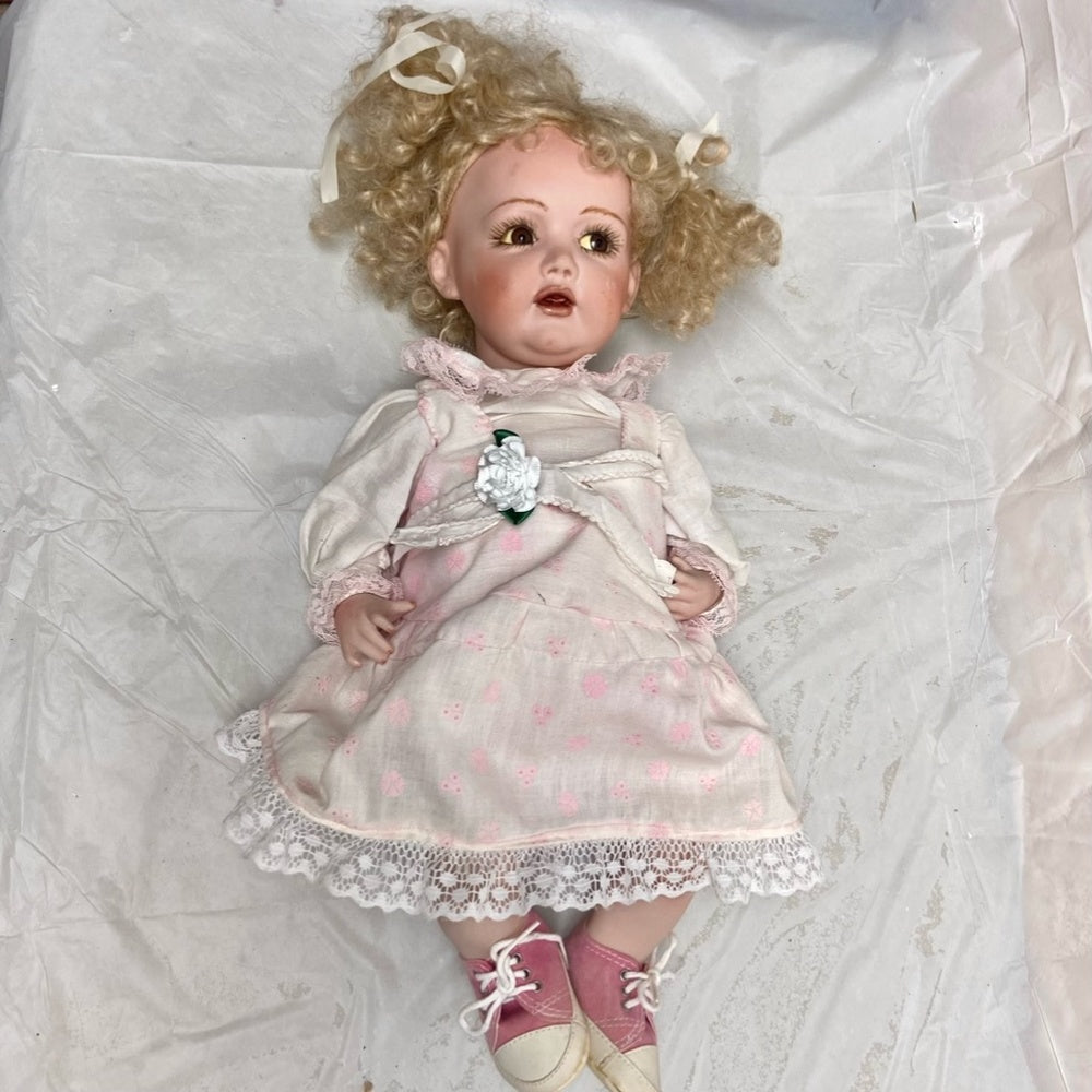 Vintage, JDK, Germany 18in  Kestner Porcelain Baby Doll