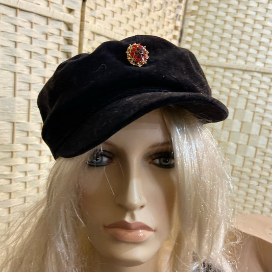 Beautiful, Limited Too Black Velvet Hat- Cap