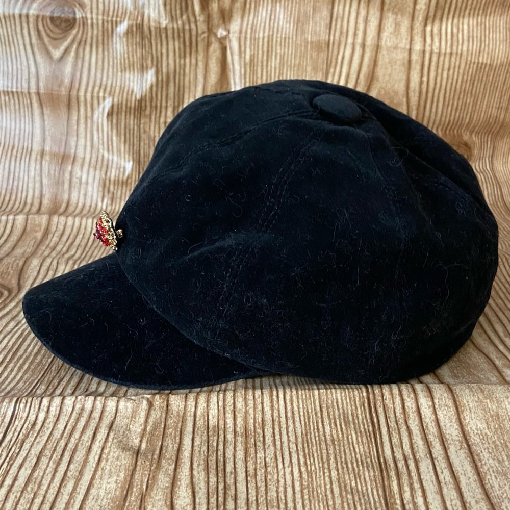 Beautiful, Limited Too Black Velvet Hat- Cap
