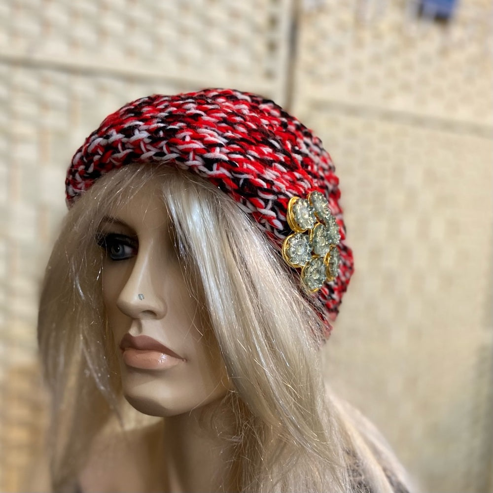 Beautiful, Limited Too Black Velvet Hat- Cap